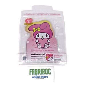 The Crème Shop x My Melody Mellow Melo! Printed Essence Sheet Masks Set Of 3!